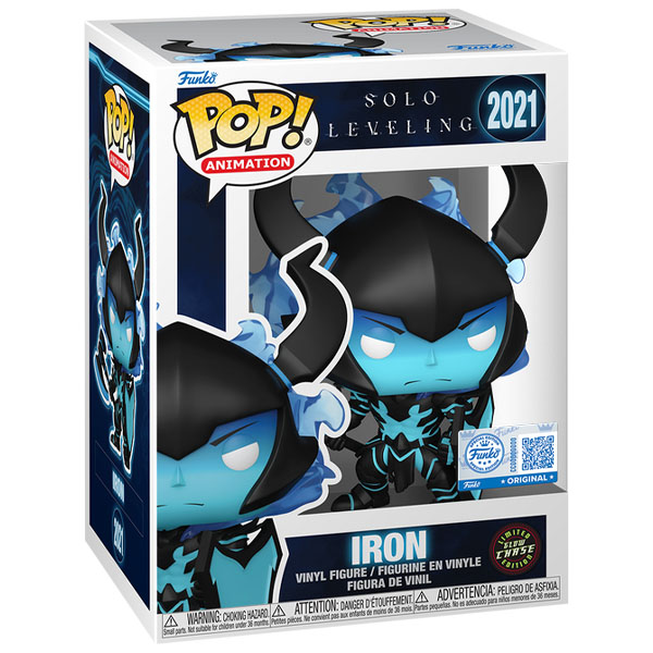 Funko POP #2021 Solo Leveling Iron Exclusive Glow Chase Figure